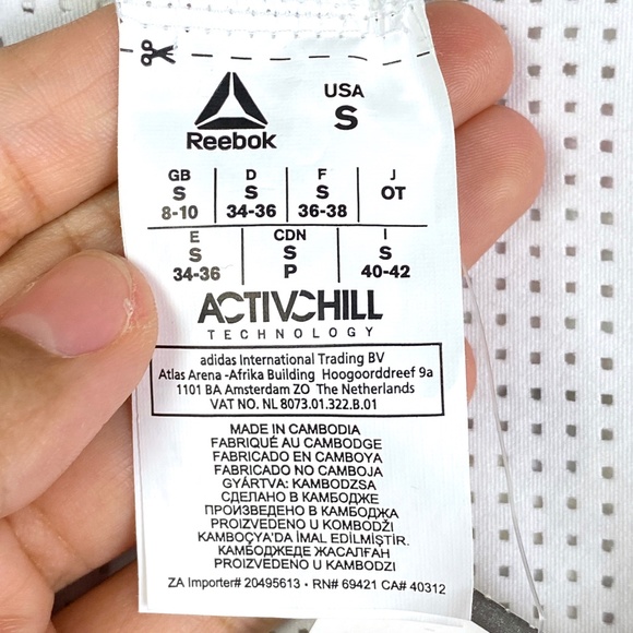 Reebok (SAMPLE) Perforated Performance Tank Top - Picture 11 of 12